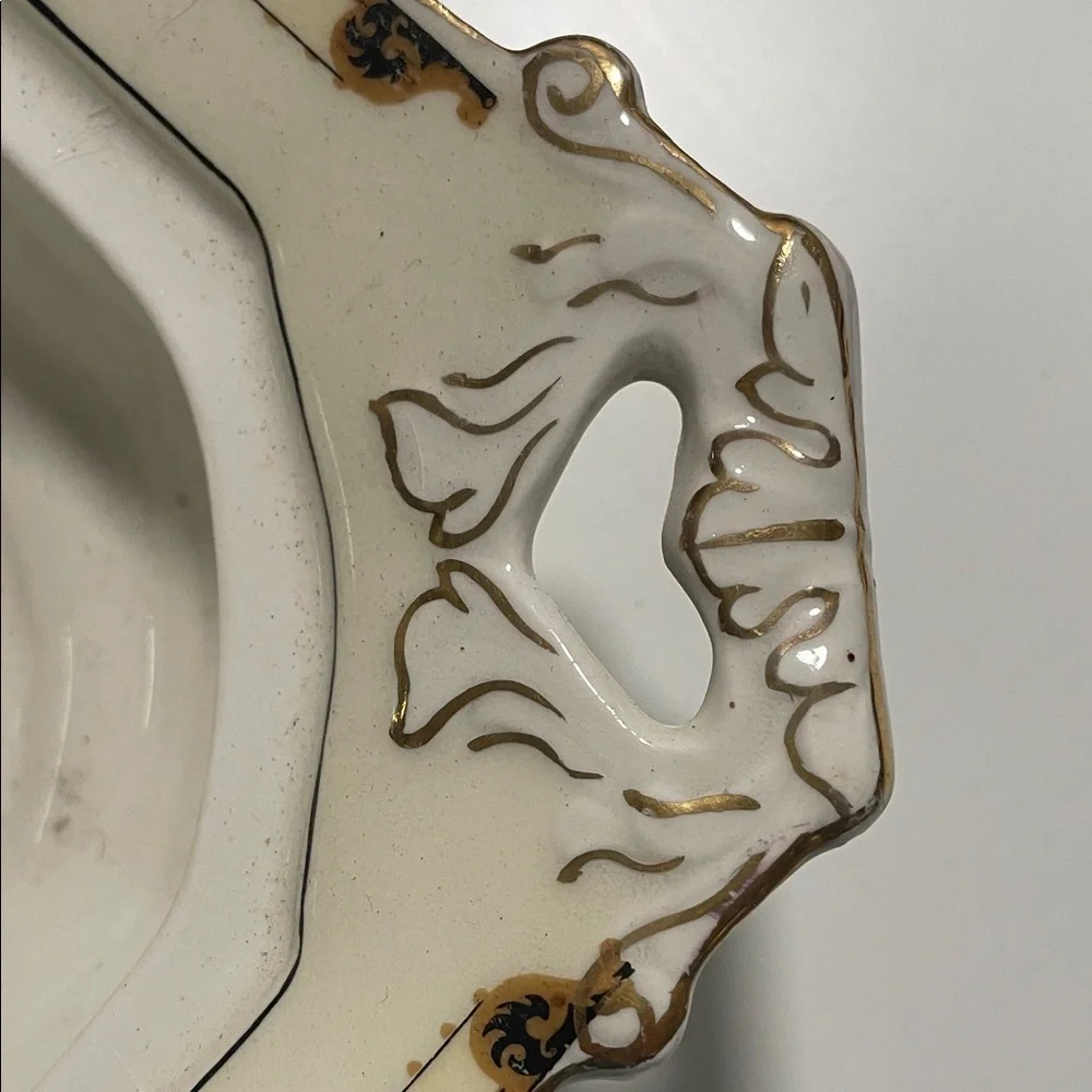 Vintage WH Gribdley Ceramic Serving Dish with Lid